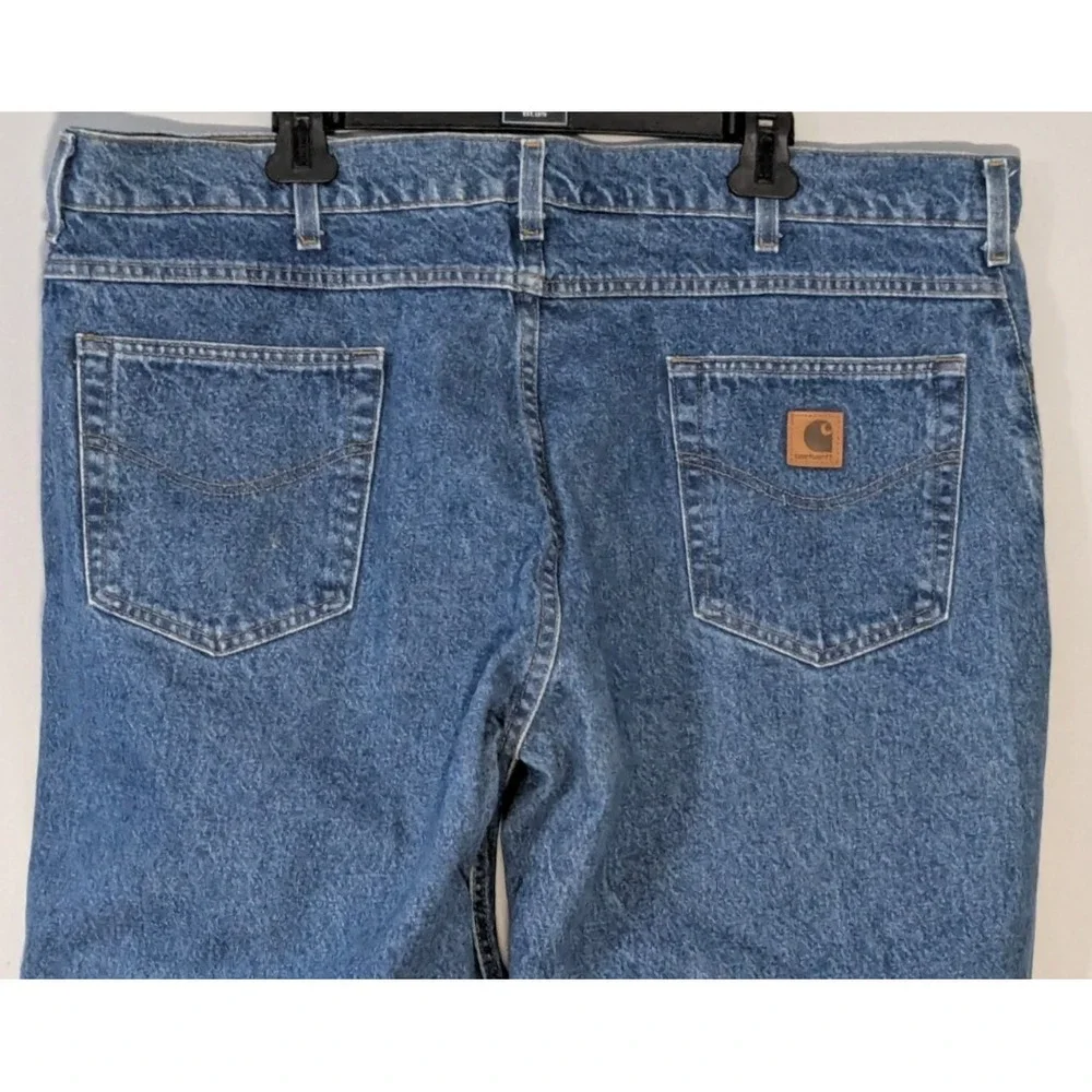 Carhartt B17 DST Relaxed Fit Straight Leg Jeans Blue Denim 44x30 Vintage 2001